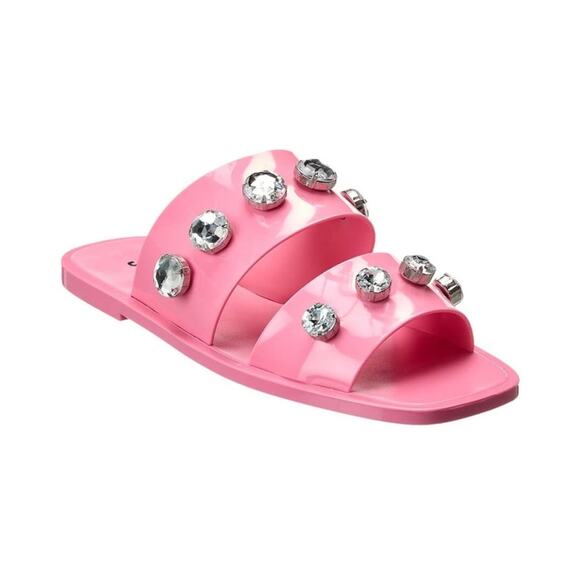 SCHUTZ Lizzie Crystals sandals Pink Club Rose size 9 - Picture 2 of 9